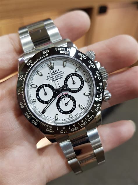 rolex panda chronograph|Rolex daytona 116500ln for sale.